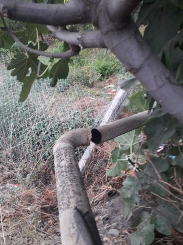 В Газахе столкнулись 4 автомобиля, поврежден газопровод