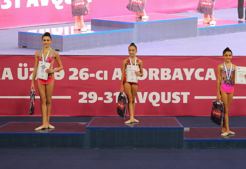 Определились победители среди "пре-юниоров" 26-го Чемпионата Азербайджана и Баку по художественной гимнастике