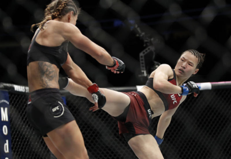 Китаянка нокаутировала соперницу за 42 секунды и попала в историю UFC