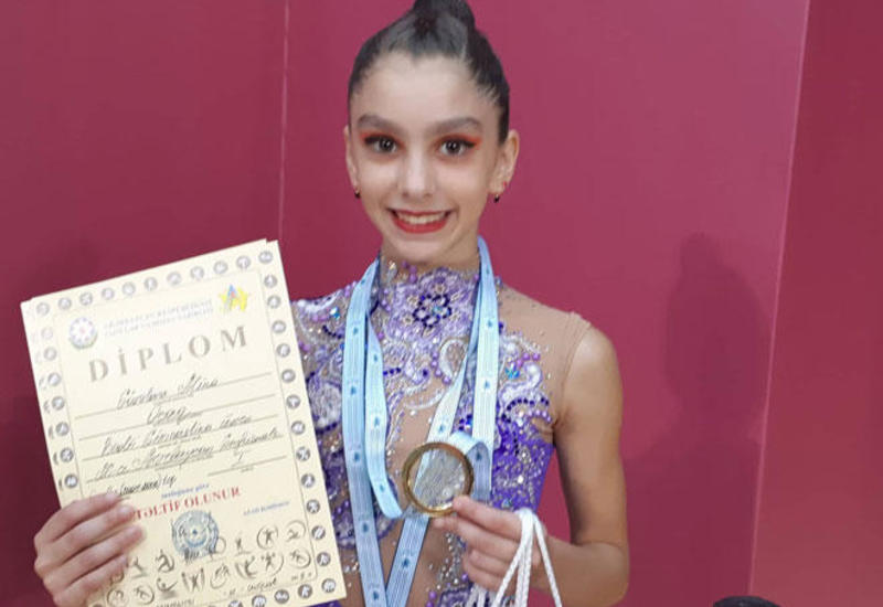 Для меня большое достижение выступать в финалах 26-го Чемпионата Азербайджана и Баку по художественной гимнастике – юная спортсменка