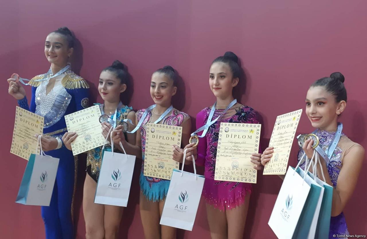Награждены победители Чемпионата Азербайджана и Баку по художественной гимнастике в упражнениях со скакалкой и мячом
