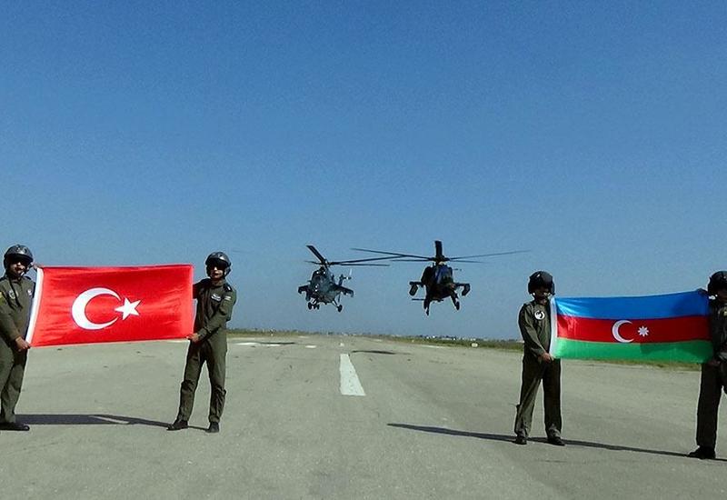 Совместные учения ВВС Азербайджана и Турции