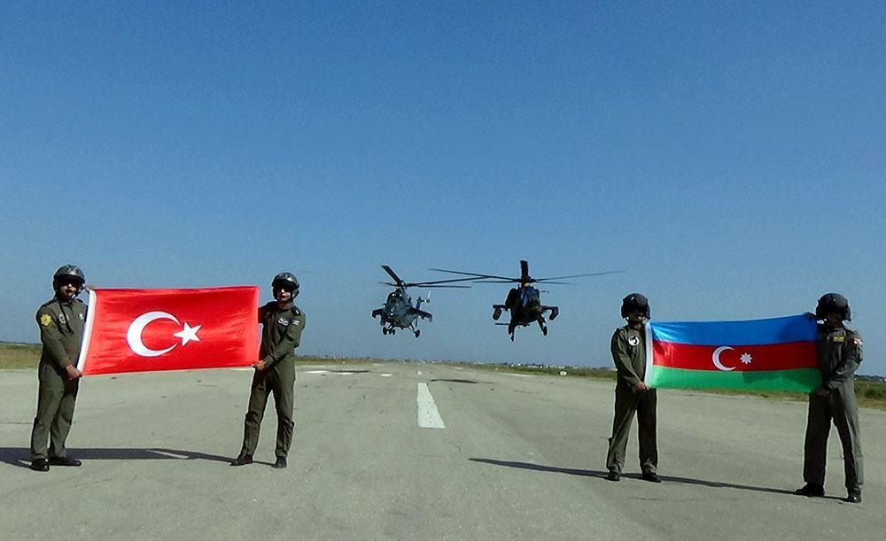 Совместные учения ВВС Азербайджана и Турции