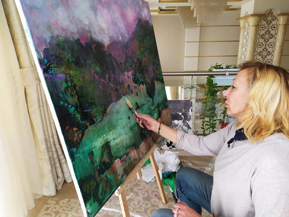 В Габале проходит симпозиум живописи Art Zone