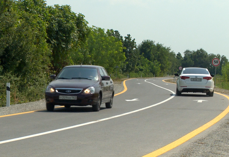 Bu ərazilərə yolu düşənlər, XƏBƏRDAR OLUN: 2 avtomobil yolu yenidən qurulub - FOTO