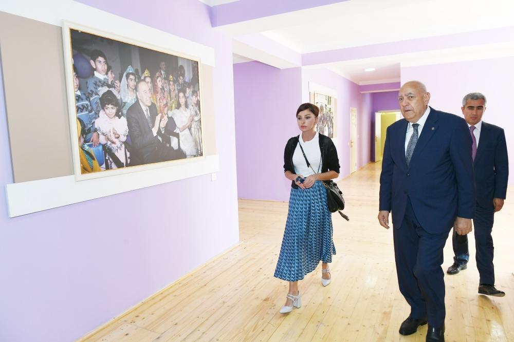 Первый вице-президент Мехрибан Алиева приняла участие в открытии детского сада в городе Исмаиллы