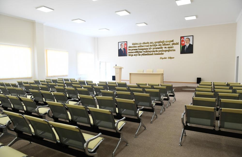 Первый вице-президент Мехрибан Алиева приняла участие в открытии Меликчобанлинской сельской полной средней школы в Шамахинском районе