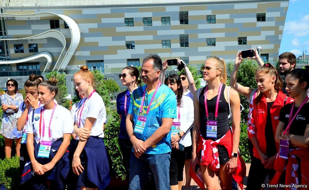 В рамках 37-го Чемпионата мира по художественной гимнастике прошла акция по посадке деревьев