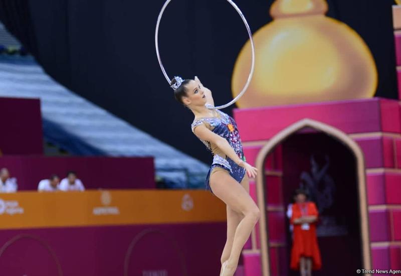 Екатерина Селезнева завоевала «золото» Чемпионата мира в Баку в упражнениях с обручем