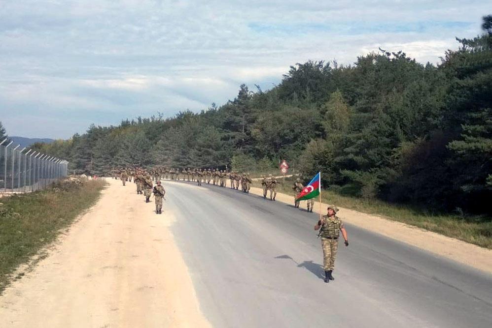 Азербайджанские военнослужащие на учениях Saber Junction-19 в Германии