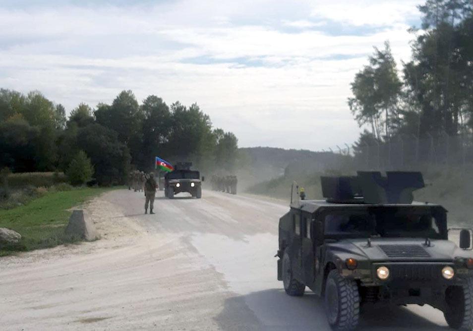 Азербайджанские военнослужащие на учениях Saber Junction-19 в Германии