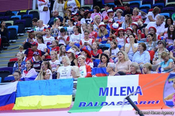 В Баку проходят финалы 37-го Чемпионата мира по художественной гимнастике