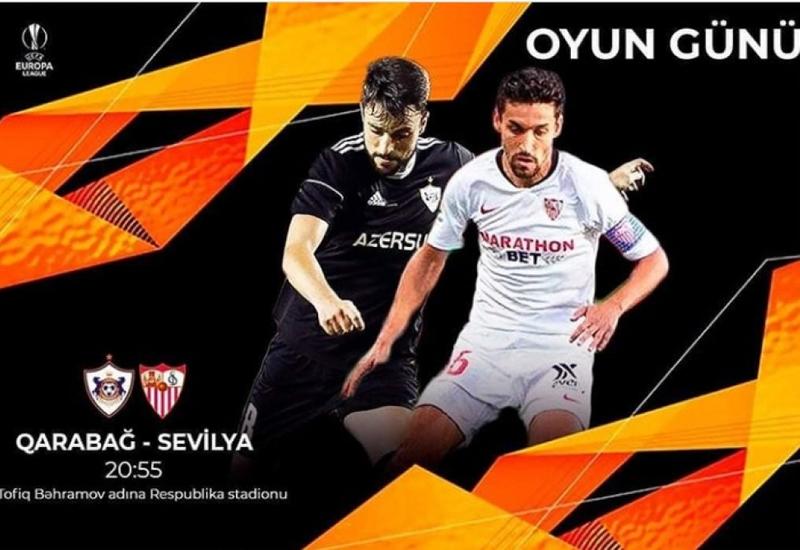 “Qarabağ” və “Sevilya” komandalarının start heyətləri açıqlanıb