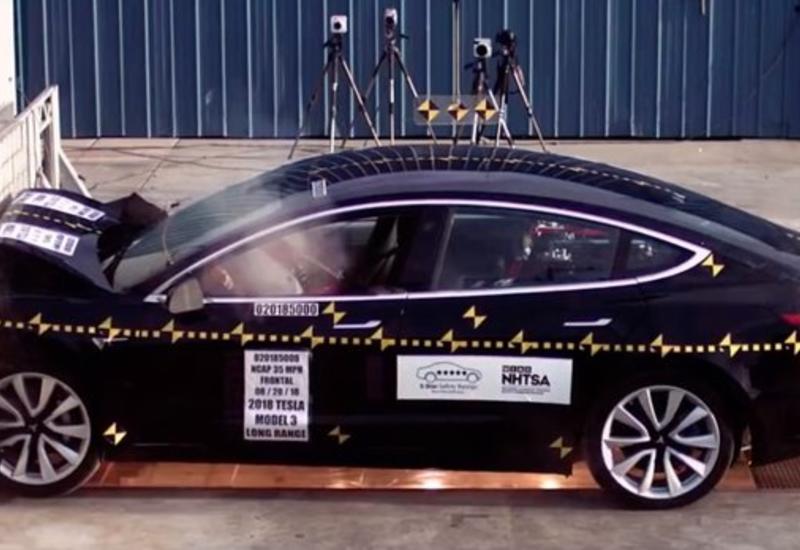 Tesla Model 3 получила высший балл за безопасность