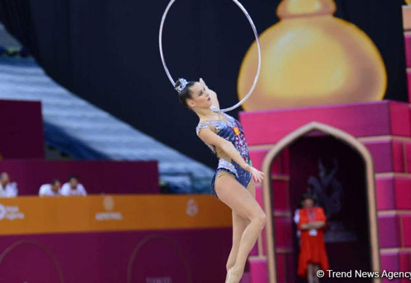 Россия заняла первое место в  командном зачете Чемпионате мира по художественной гимнастике в Баку