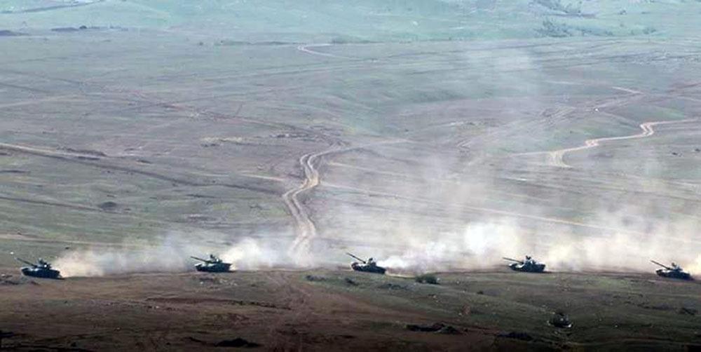 Крупные учения азербайджанской армии с боевой стрельбой