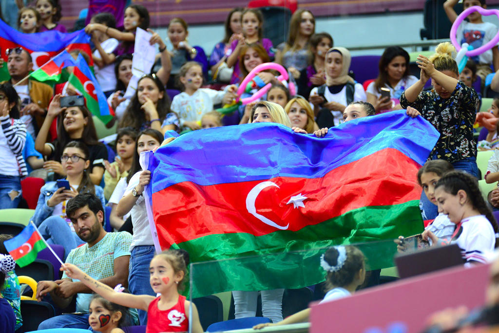 Яркие моменты шестого дня Чемпионата мира по художественной гимнастике в Баку