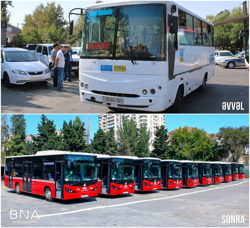 39 nömrəli müntəzəm marşrut xəttinə yeni avtobuslar verilib