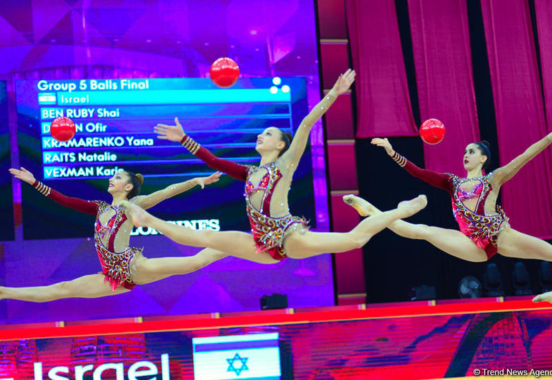 Лучшие моменты заключительного дня Чемпионата мира по художественной гимнастике в Баку