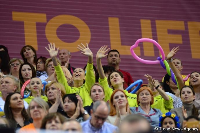В Национальной арене гимнастики проходит заключительный день соревнований Чемпионата мира