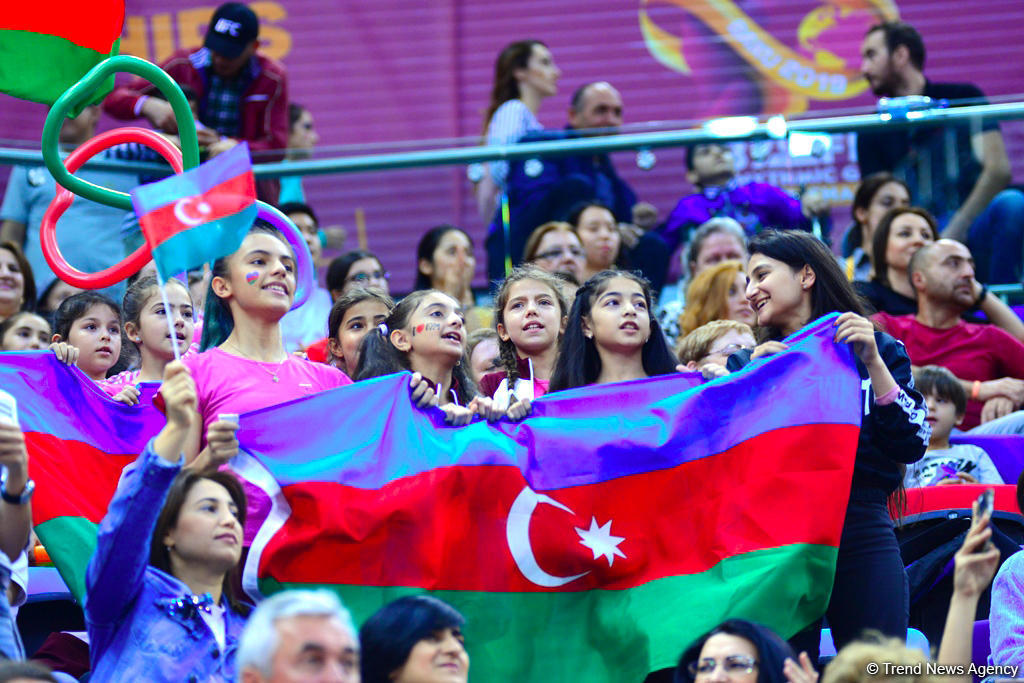 Лучшие моменты заключительного дня Чемпионата мира по художественной гимнастике в Баку