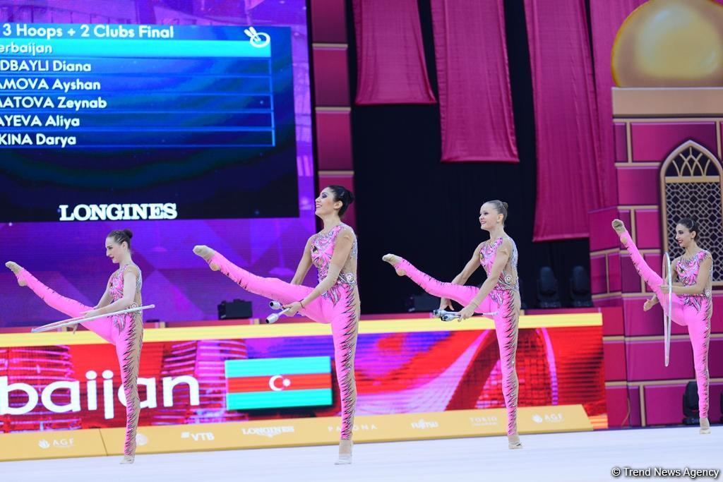 Лучшие моменты заключительного дня Чемпионата мира по художественной гимнастике в Баку