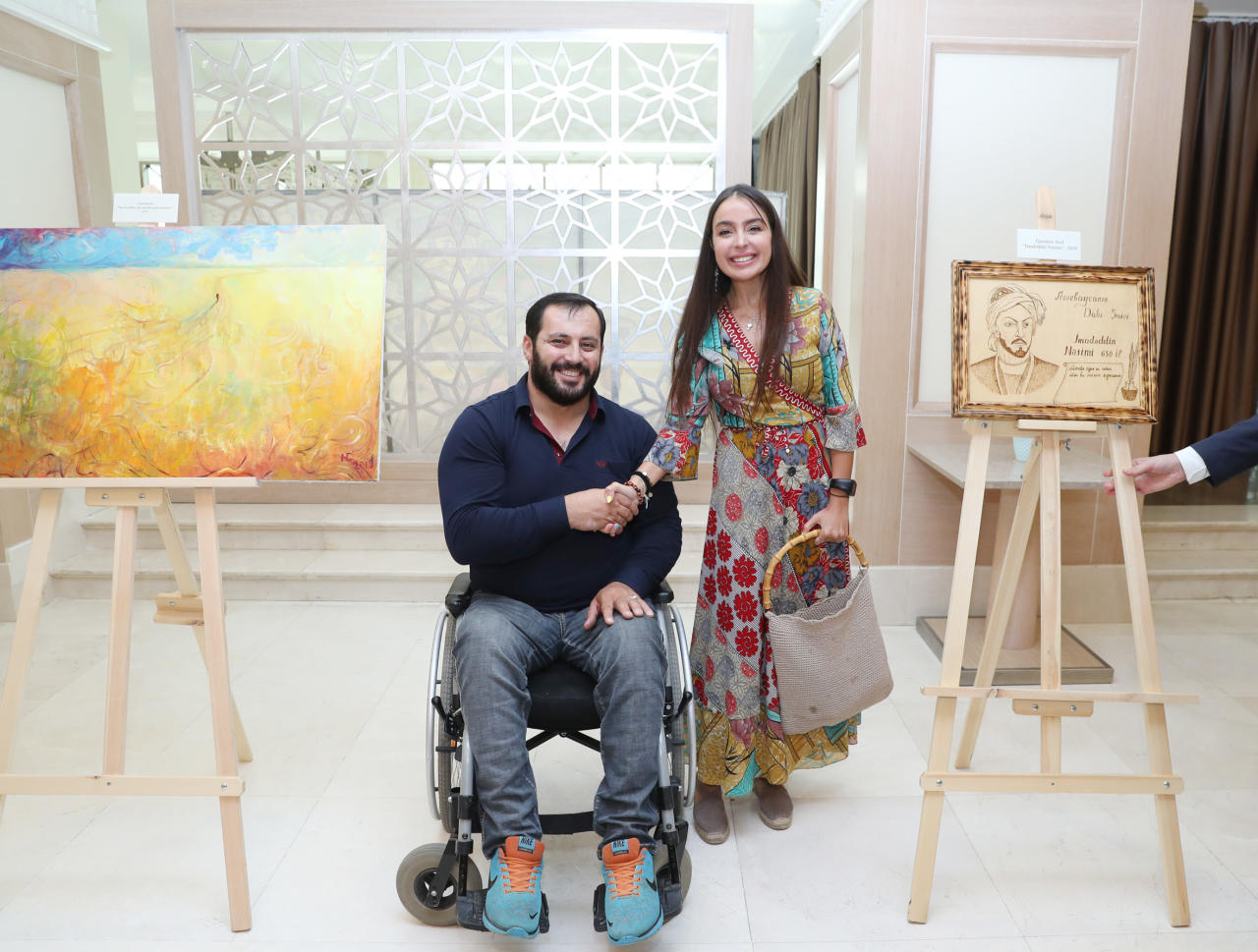 Вице-президент Фонда Гейдара Алиева Лейла Алиева приняла участие в презентации антрепризы "Насими"