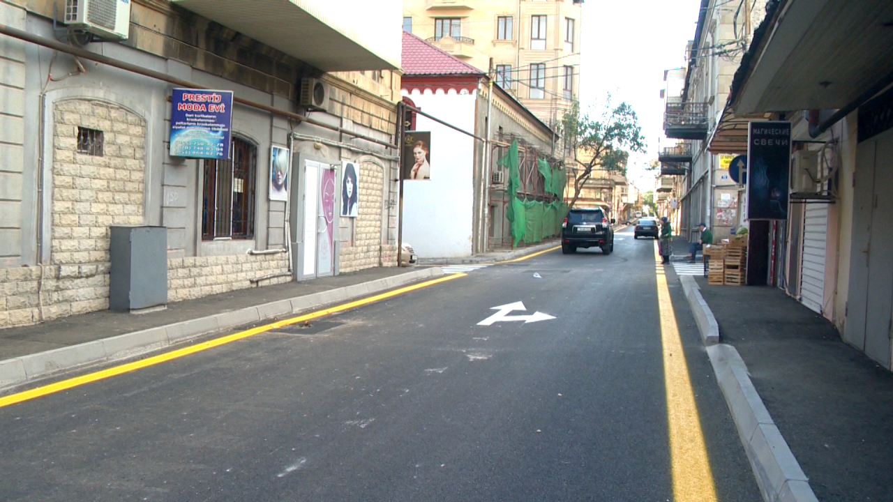 В Баку отремонтировали эту дорогу