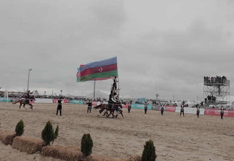 Невероятное шоу карабахских скакунов в Турции