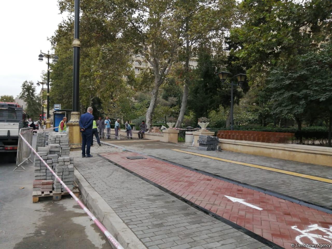 В Баку создаются велосипедные дорожки