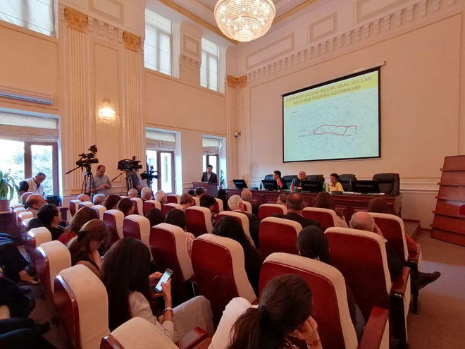 В НАНА проходит круглый стол на тему «Азербайджан и Китай на «Великом шелковом пути»»