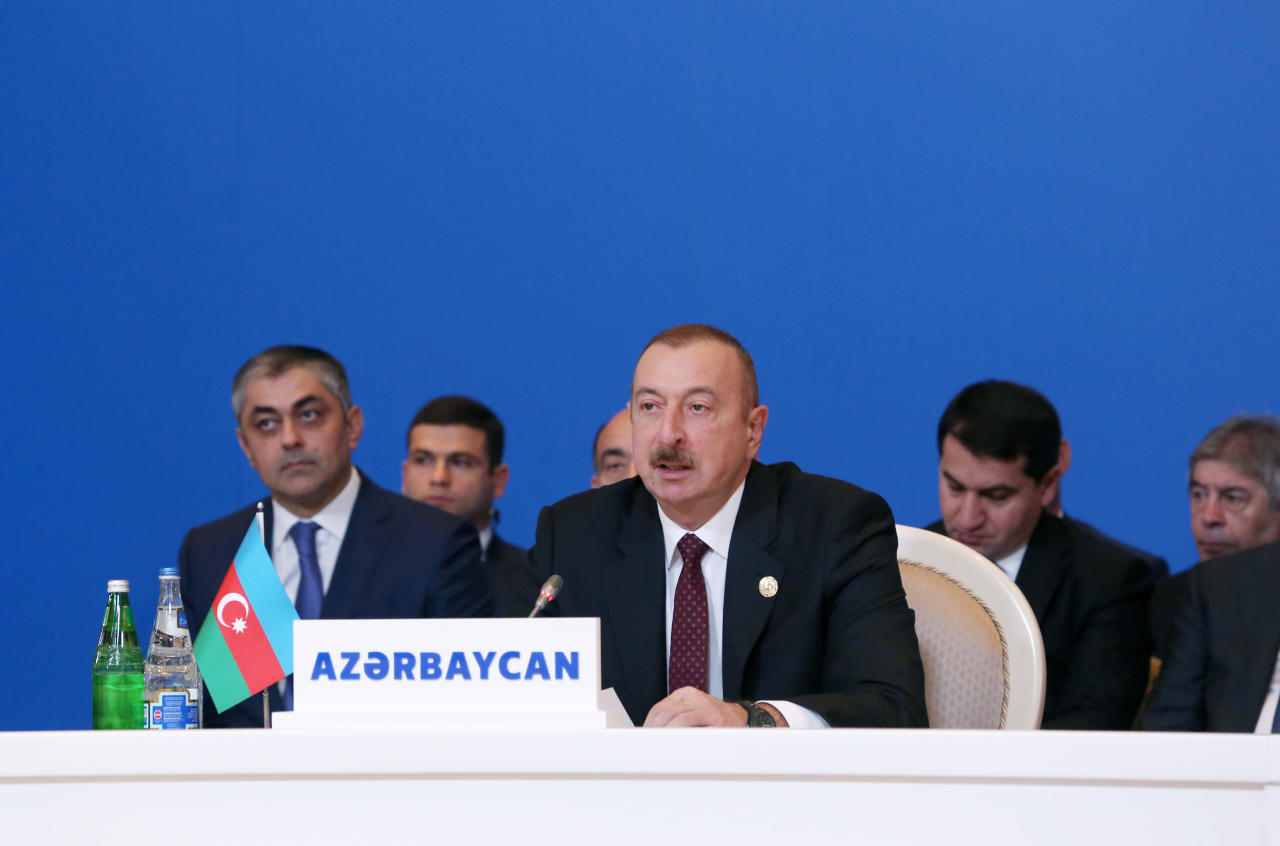 Президент Ильхам Алиев принял участие в VII саммите Совета сотрудничества тюркоязычных государств в Баку