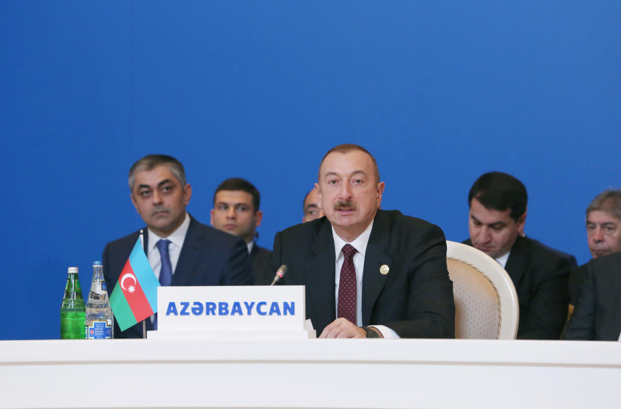 Президент Ильхам Алиев принял участие в VII саммите Совета сотрудничества тюркоязычных государств в Баку