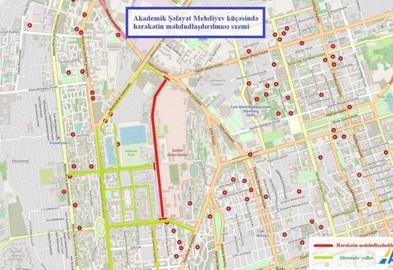 В Баку ограничат движение на этой дороге