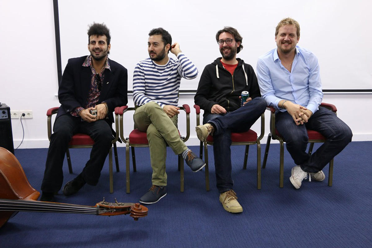 В Баку прошел концерт бельгийской джазовой группы Giuseppe Millaci&Vogue Trio