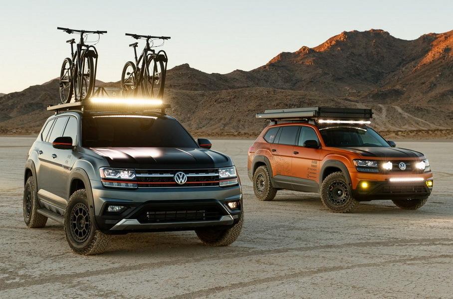 Volkswagen подготовил три разновидности Teramont для бездорожья