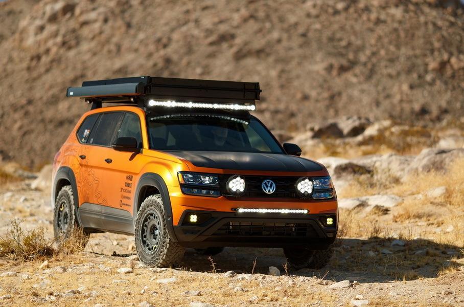Volkswagen подготовил три разновидности Teramont для бездорожья
