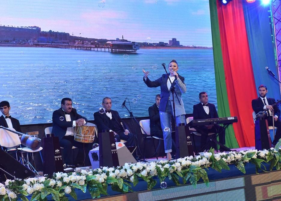 Праздничный концерт в Сумгайыте завершился фейерверком