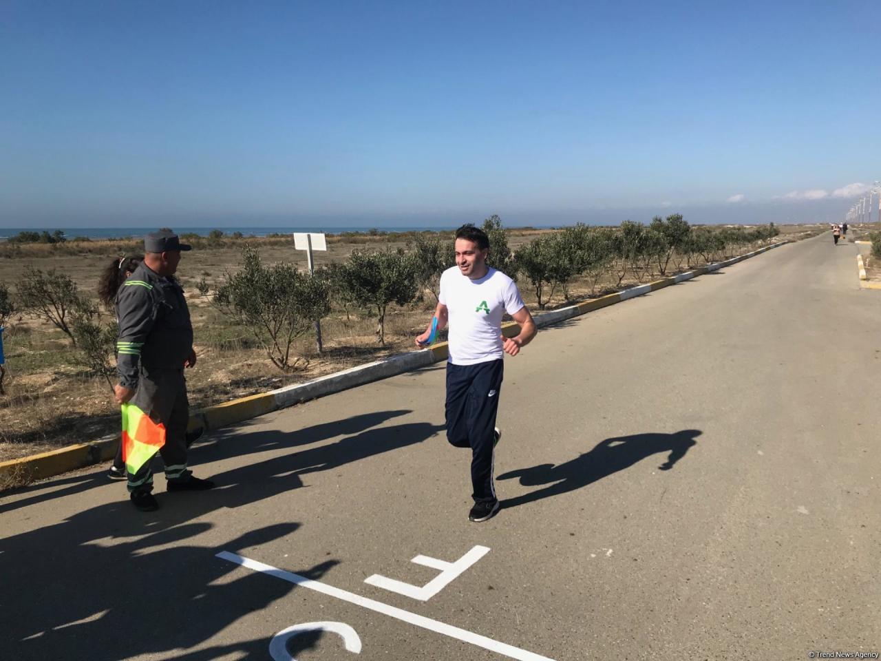 В Абшеронском нацпарке проведен марафон "Во имя здоровой окружающей среды, здоровой жизни"