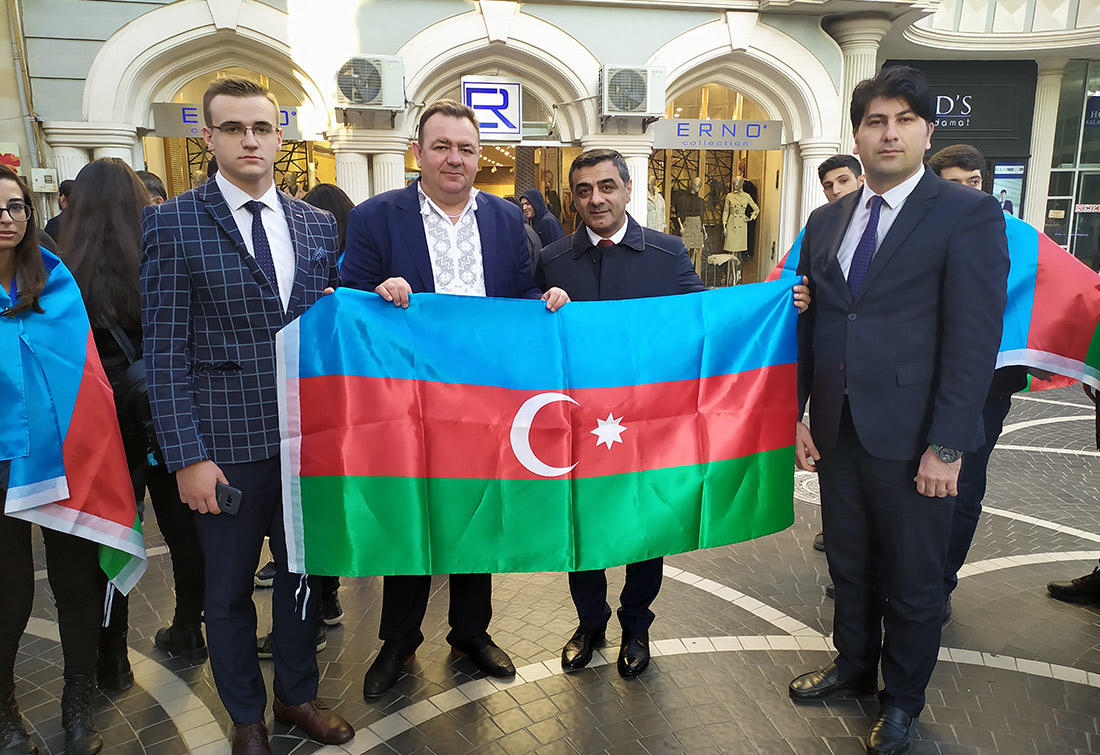 Грандиозная акция от волонтеров диаспоры Азербайджана