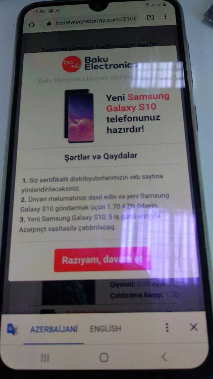 "Baku Electronics" xəbərdarlıq edir