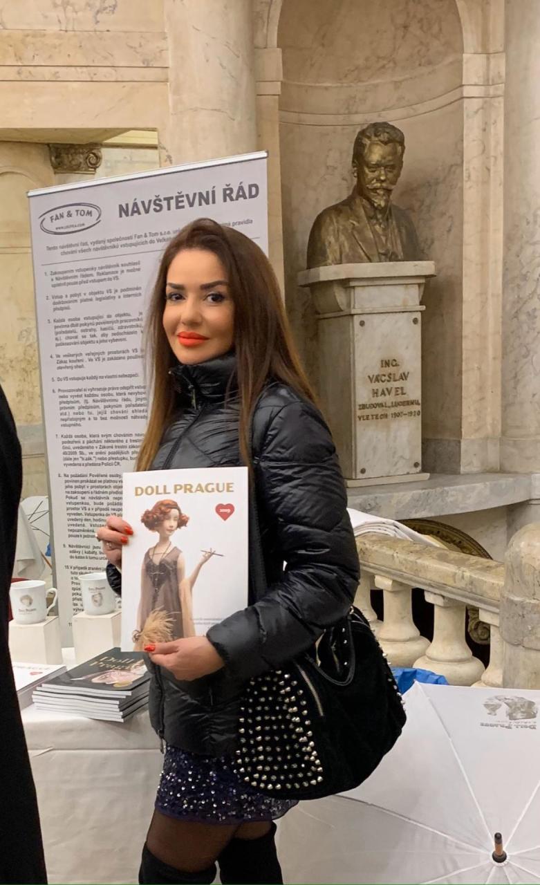 Куклы Фарах Алиевой представлены на Международной выставке Prague Doll 2019