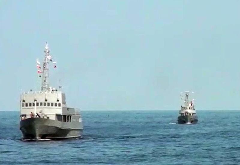 ВМС Азербайджана выполняют тактические задачи в оперативной зоне на Каспии