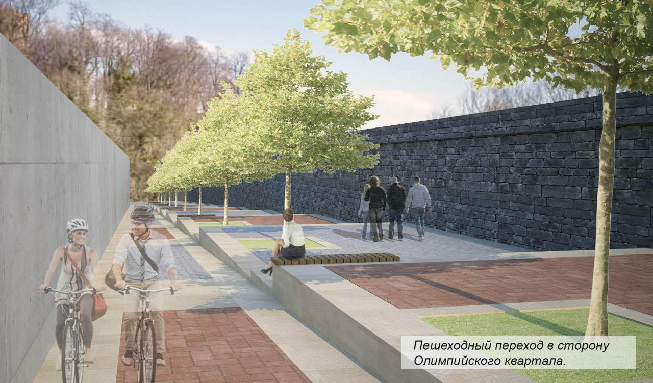 В Baku White City создается очередная зона озеленения