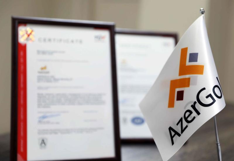 ЗАО "AzerGold" получил сертификаты международных стандартов