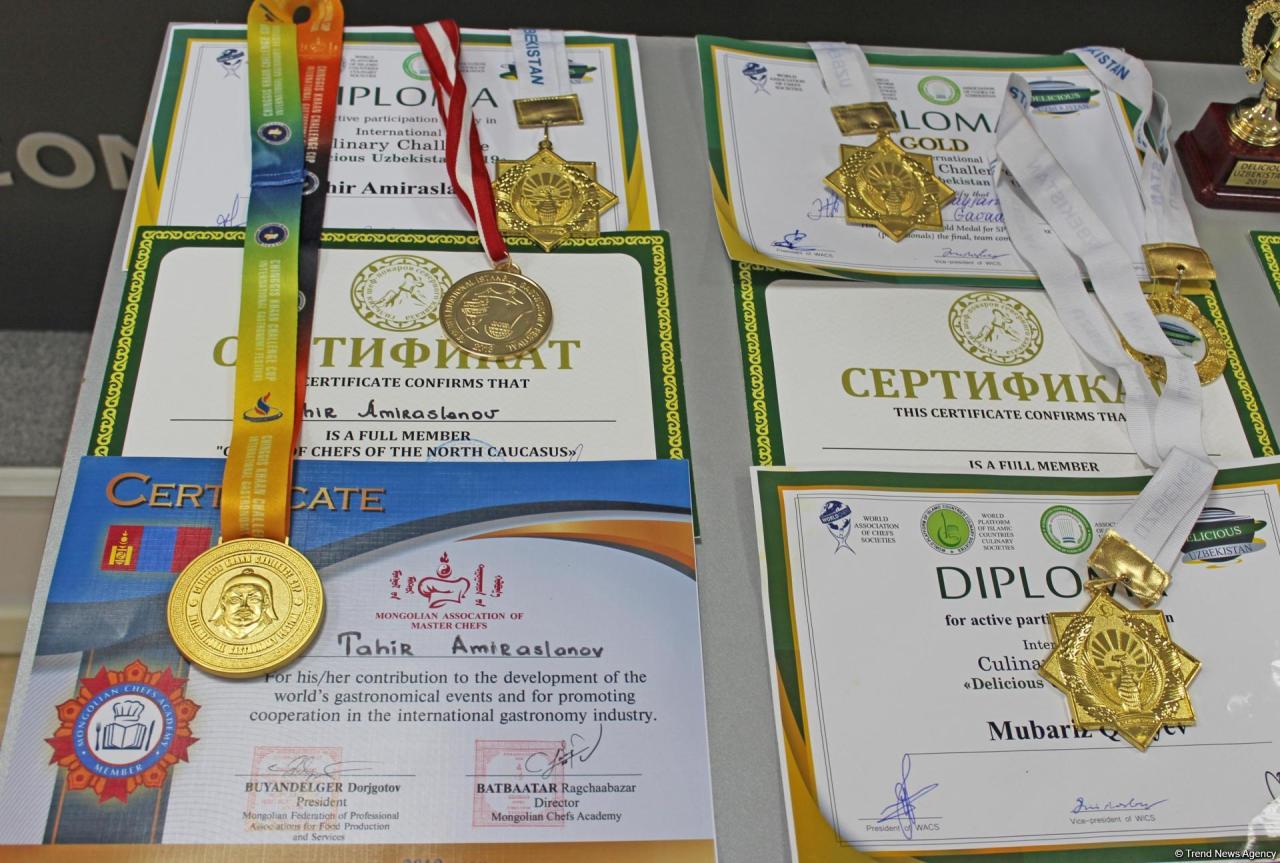 Азербайджанские кулинары стали лучшими на международном кулинарном чемпионате