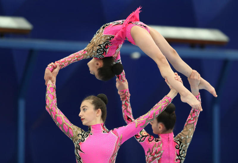 Определились победители Чемпионатов Азербайджана по акробатической и аэробной гимнастике