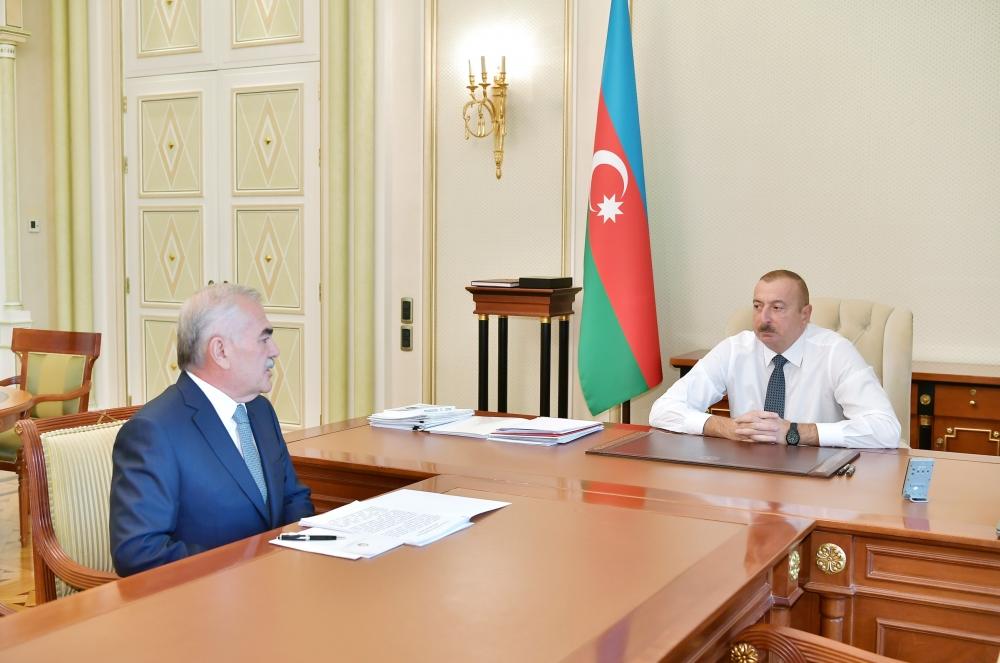 Президент Ильхам Алиев принял Васифа Талыбова