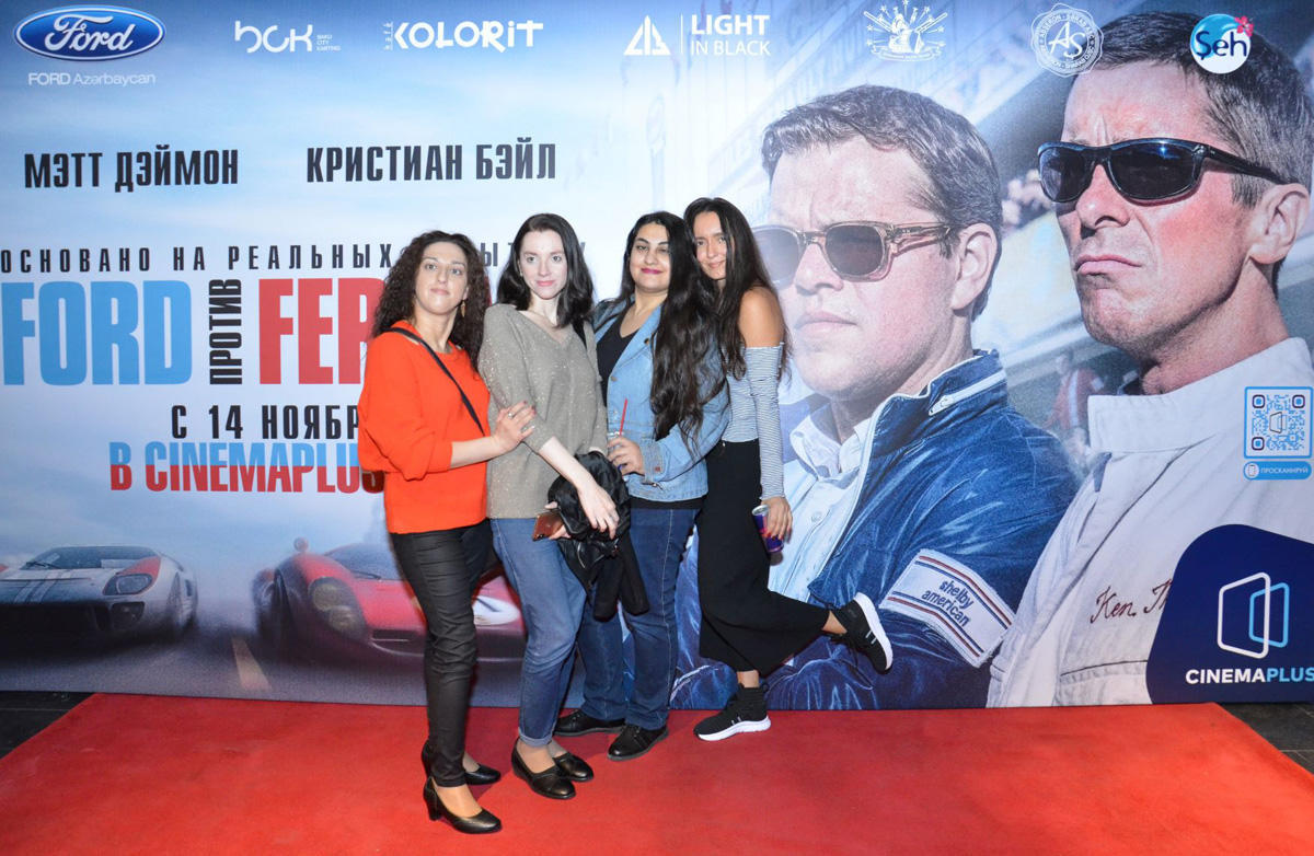 В Баку состоялся предпремьерный показ фильма "Ford против Ferrari"