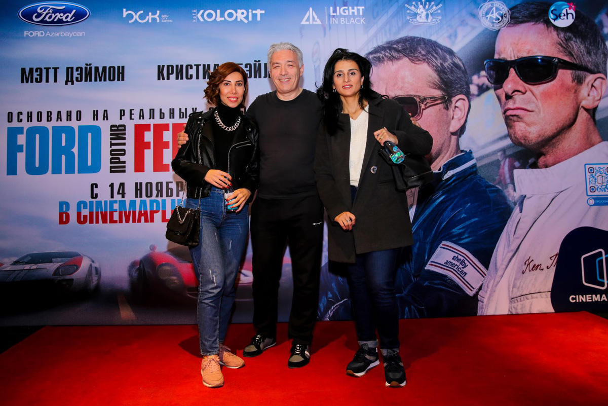 В Баку состоялся предпремьерный показ фильма "Ford против Ferrari"